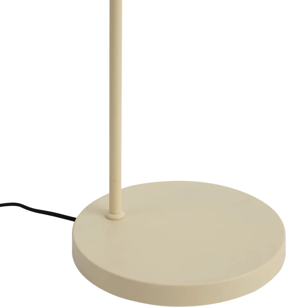 Lampa podłogowa Japandi beżowa z abażurem - Gertie