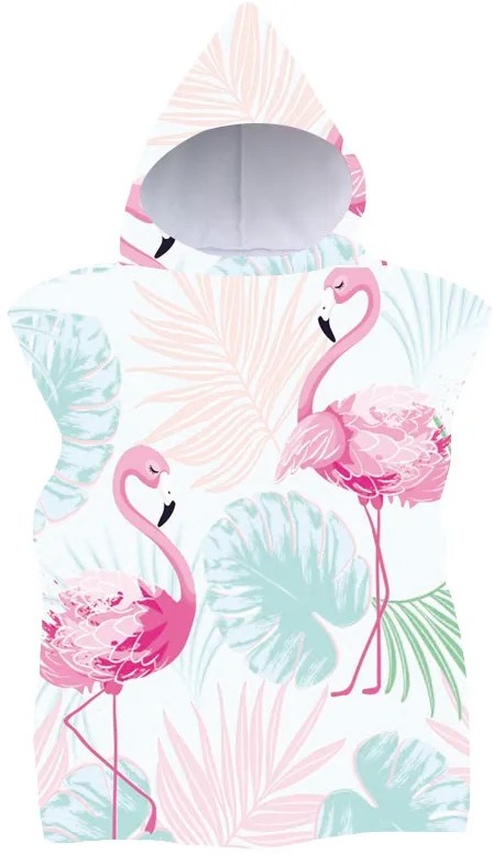 Zestaw rodzinny 2 szt. Ręczników plażowych FLAMINGO, kolorowe.