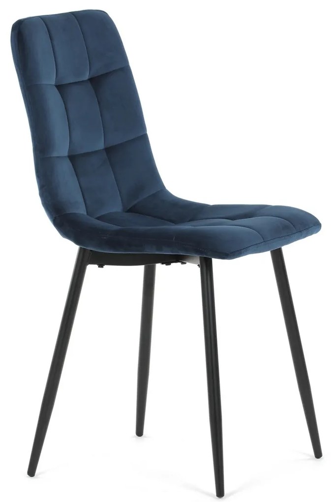 Zestaw krzeseł do jadalni CT-281 BLUE4, 4 szt.