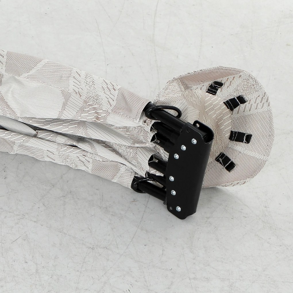 Outsunny Wiszący kosz w kształcie jajka, fotel z funkcją huśtania i składanym koszem, krzesło ogrodowe z uchwytem na kubek, kolor sandbraun