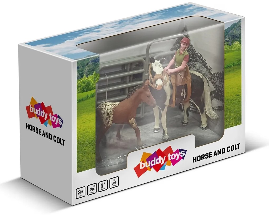 Buddy Toys BGA 1012 Jeźdźczyni i źrebak