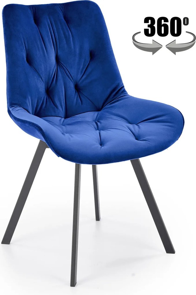 Krzesło do jadalni K519 Halmar z obrotowym siedziskiem