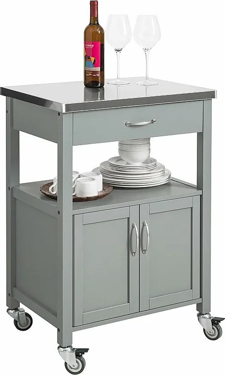 Wózek kuchenny Serwisowy szuflady Półki FKW22-HG