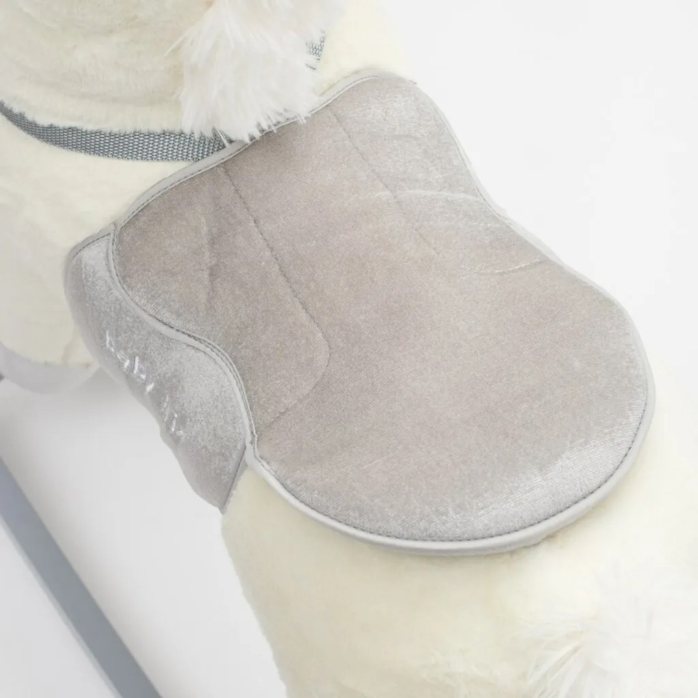 Baby Mix Huśtawka z melodiami i kółkami Unicorn biały, 64 x 35 x 60 cm