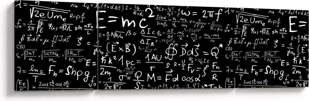 Obraz - Matematyka (170x50 cm)
