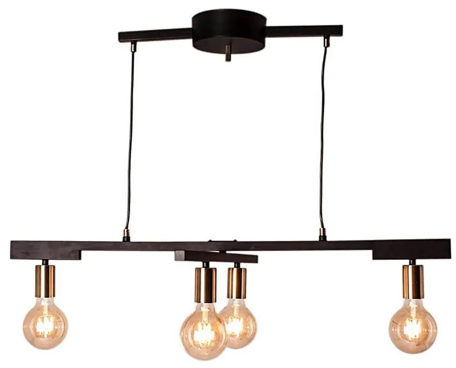 ByRydens 4201030-4002 - Żyrandol na lince ZEONA 4xE27/5W/230V