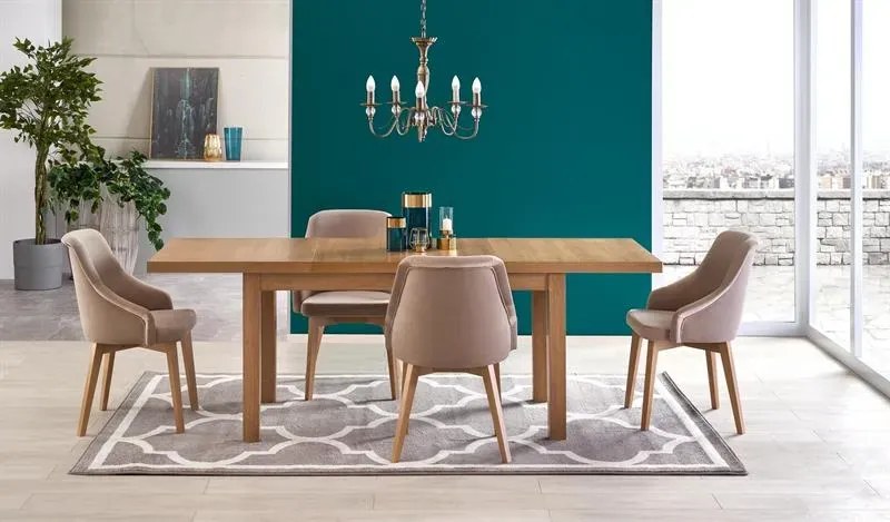 Stół TIAGO 2 140(220)x80 dąb craft rozkładany HALMAR