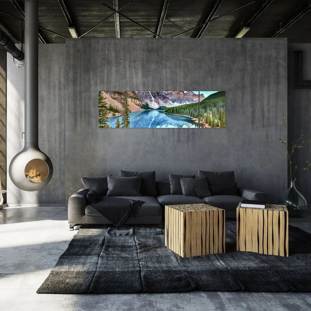 Obraz - Jezioro Morenowe (170x50 cm)
