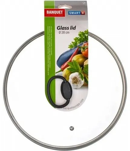 Banquet Pokrywka szklana SMART PLUS 28 cm, 28 cm