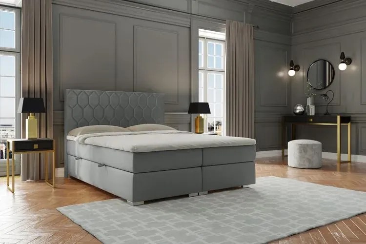 Pojedyncze łóżko boxspring Cahir 80x200 - 32 kolory