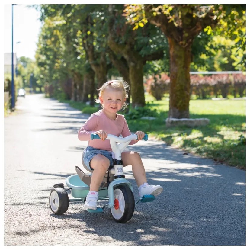 Smoby rowerek trójkołowy baby balade plus niebieski