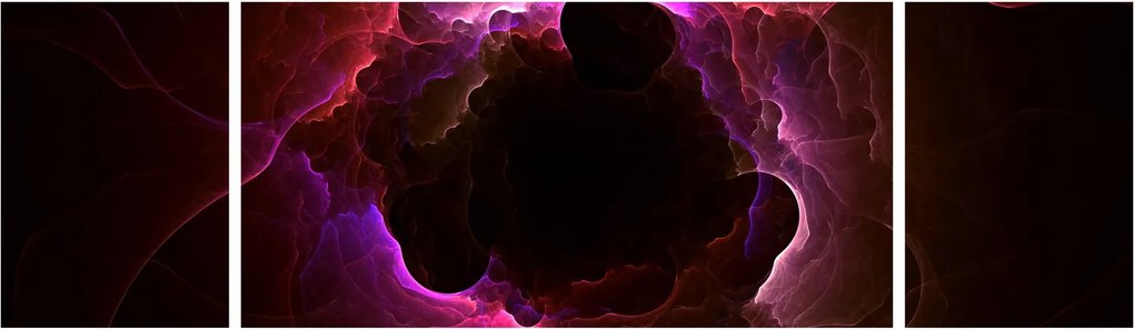 Obraz - abstrakcja chmur (170x50 cm)