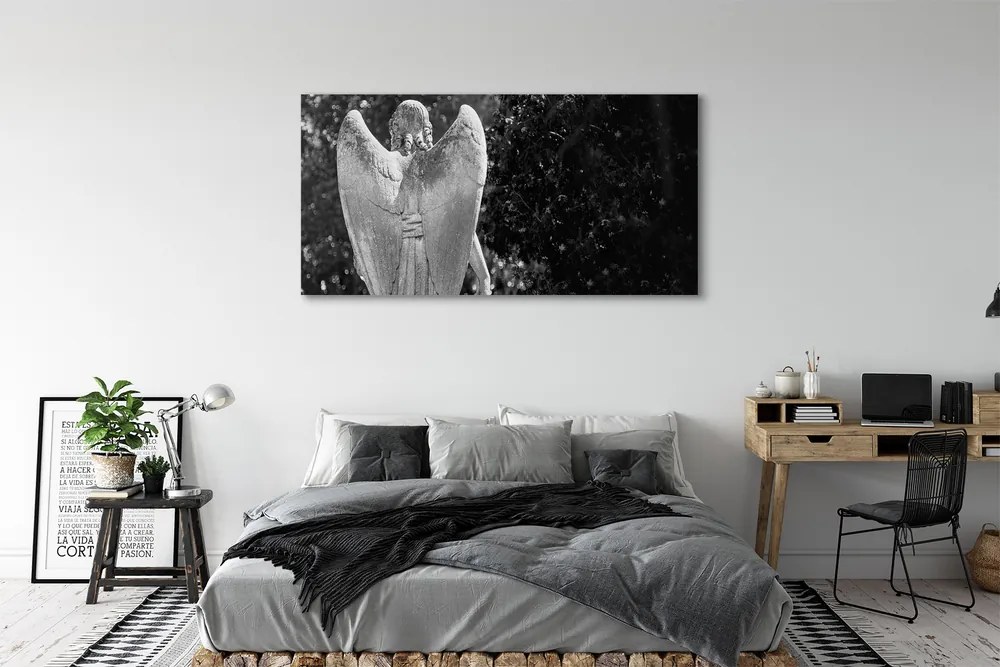 Fotoobraz na płótnie Anioł ze Skrzydłami w Lesie