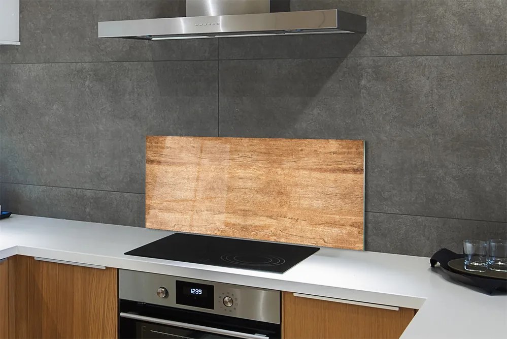 Szklany Panel Charakterystyczne Sęki Drewna