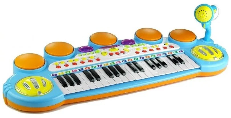 Organy pianinko keyboard perkusja stołek