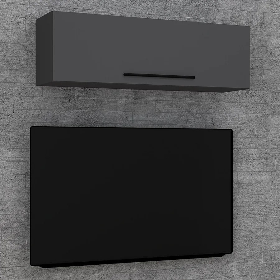 Drewniana półka ścienna Szafka ścienna Arila L