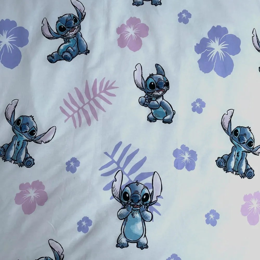 Bawełniana dziecięca pościel jednoosobowa 140x200 cm Lilo and Stitch – Jerry Fabrics