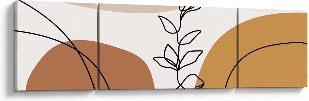 Obraz - Kształty Boho (170x50 cm)
