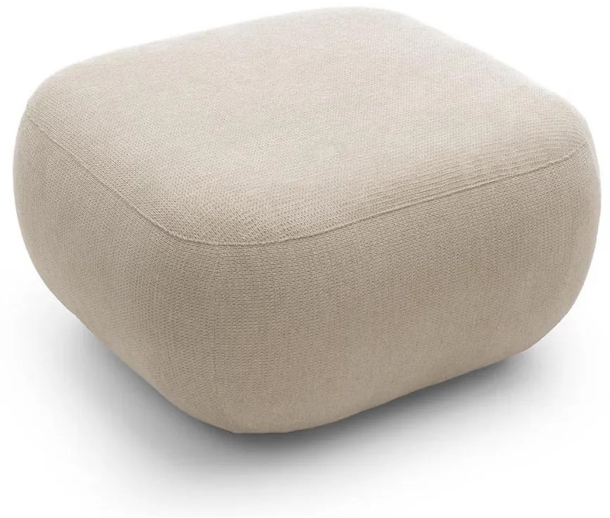 Pufa OLBIA 75x75 cm beżowa