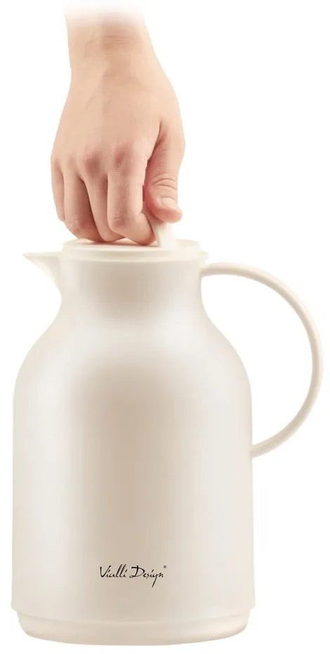 Beżowy termos Vialli Design, 1 l