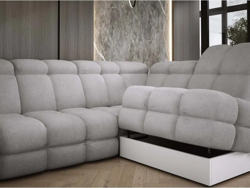 Narożnik TOLLO XL z elektryczną regulacją siedziska WERSAL