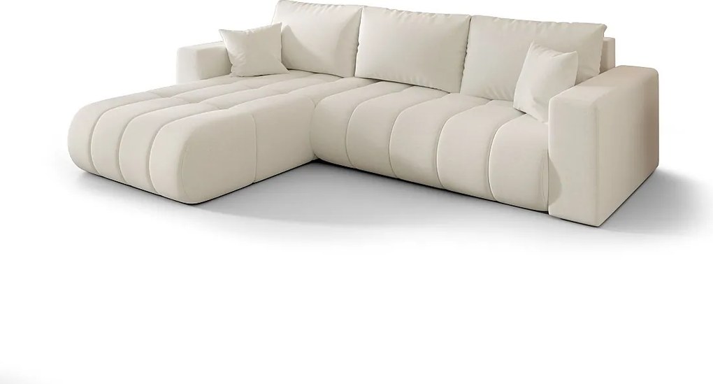 Narożnik BEDANTE MILO PREMIUM L Wind 02 lewy z funkcją spania Mebel łączący wygodę i nowoczesny design