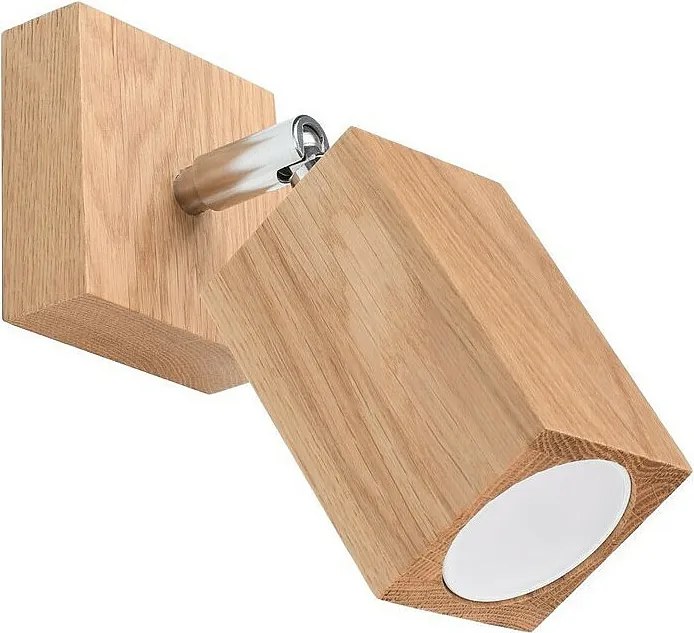 Kinkiety Skandynawski Keke, Drewno - 1 Źródło - L.8 X H.17 Cm - Dąb