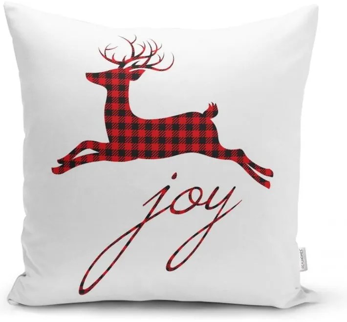 Zestaw 4 świątecznych poszewek na poduszki i bieżnika Minimalist Cushion Covers Christmas Tartan