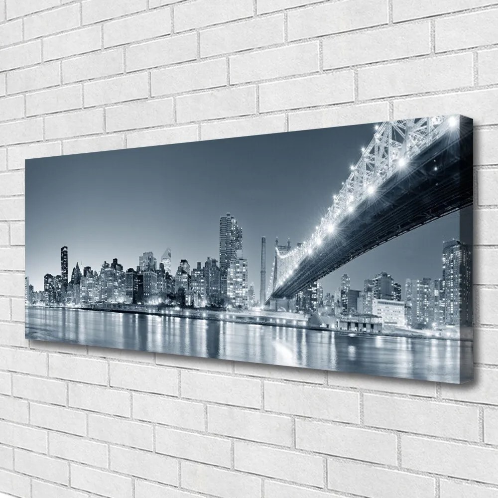 Obraz na płótnie Nocne Światła Wielkiego Mostu