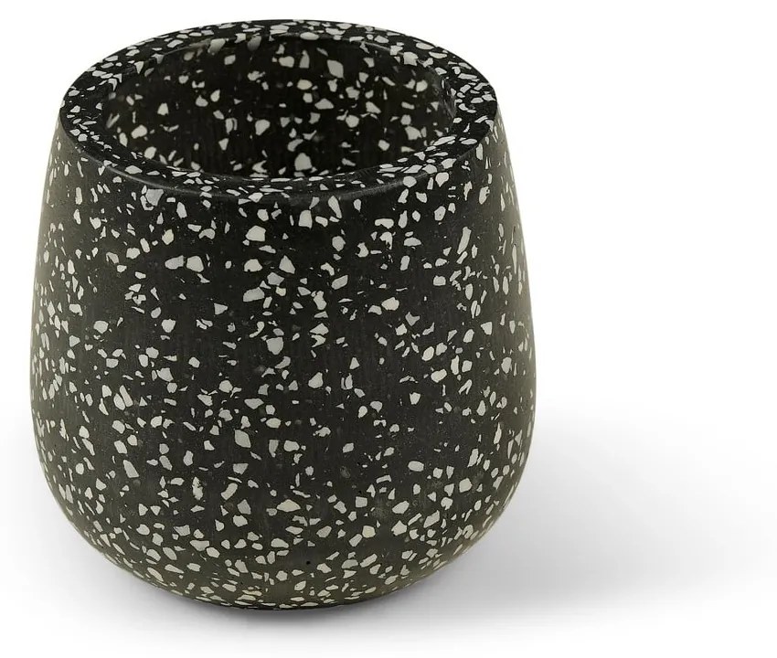 Ciemnoszara doniczka Bonami Selection Terrazzo, ø 15 cm