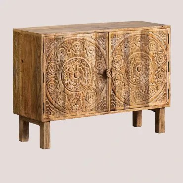 Aparador 105x35 Cm Z Drewna Mango Wiluna Drewno Mango - Sklum