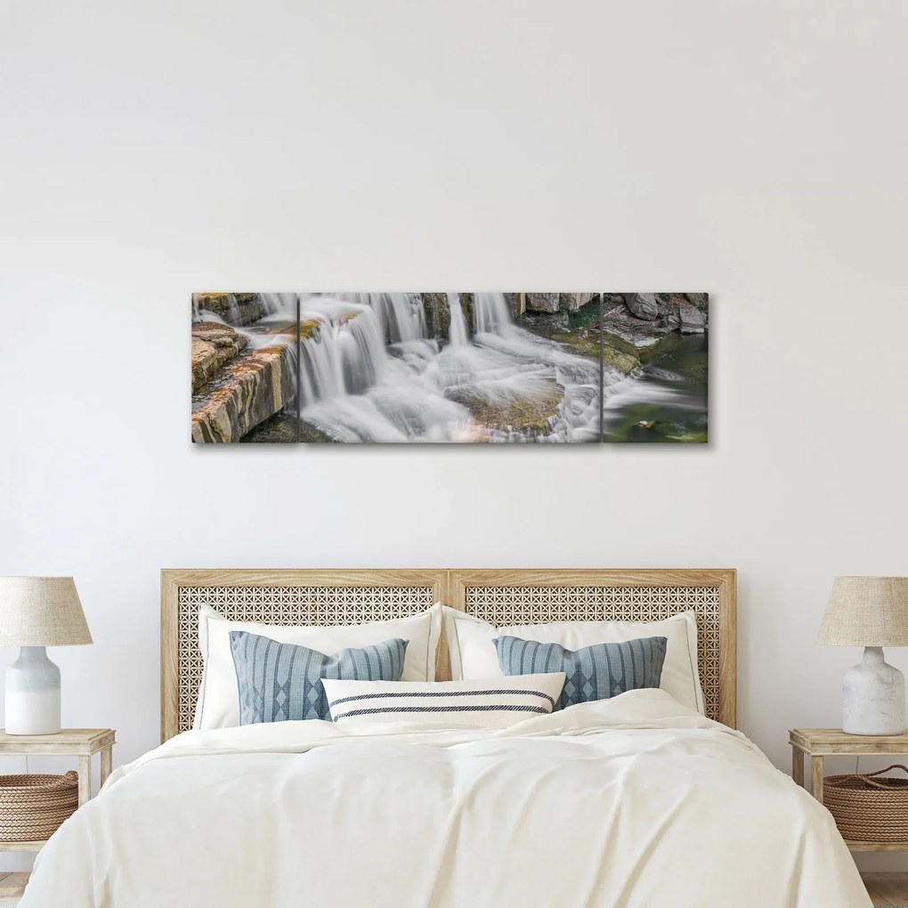 Obraz wodospadów (170x50 cm)