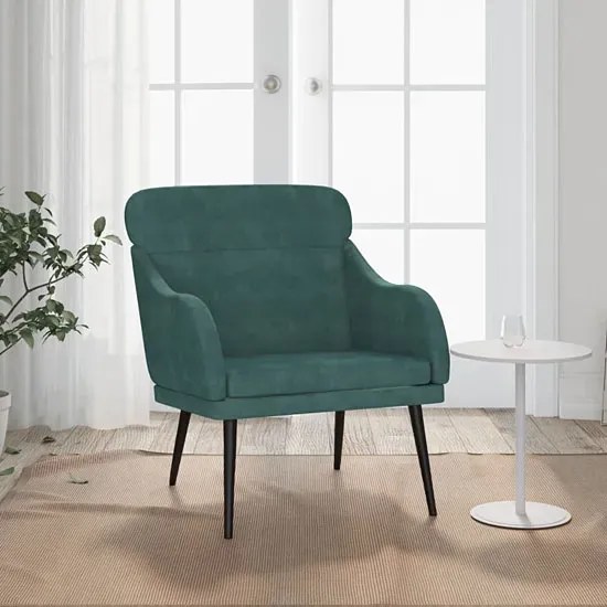 Elegancki ciemnozielony fotel wypoczynkowy B3-P01