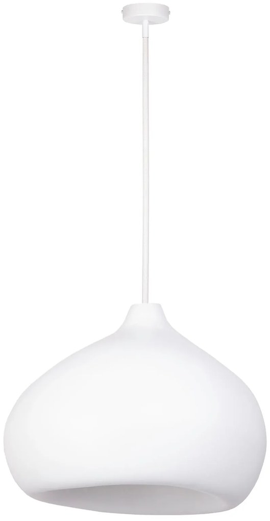 Lampa wisząca MAURO Sigma L 47cm, kolor biały– organic design w stylu Gaudiego