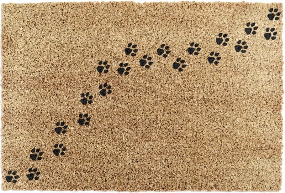 Wycieraczka z włókna kokosowego 40x60 cm Paw Prints – Artsy Doormats