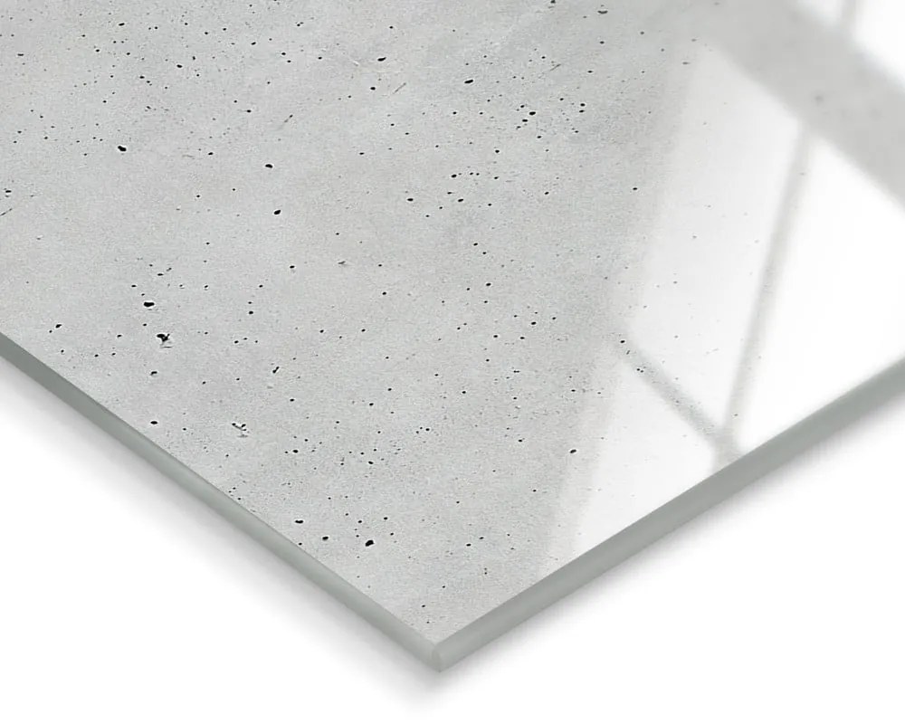 Zegar ścienny Styler Glassclock Concrete, 20x60 cm