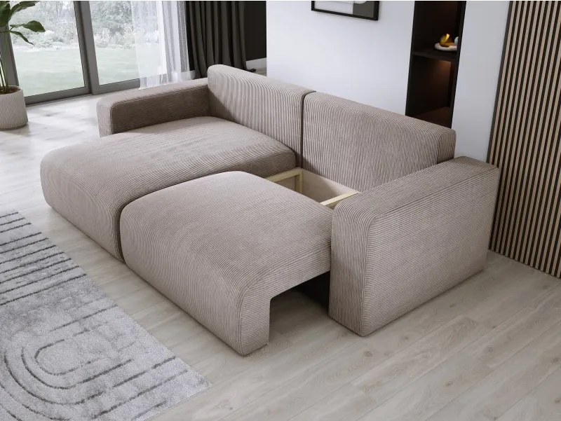 Narożnik wolnostojący CARL Lewy w tkaninie POSO 002