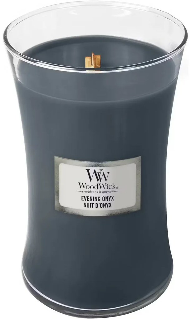 WoodWick Świeca zapachowa w dużym wazonie EveningOnyx, 609 g