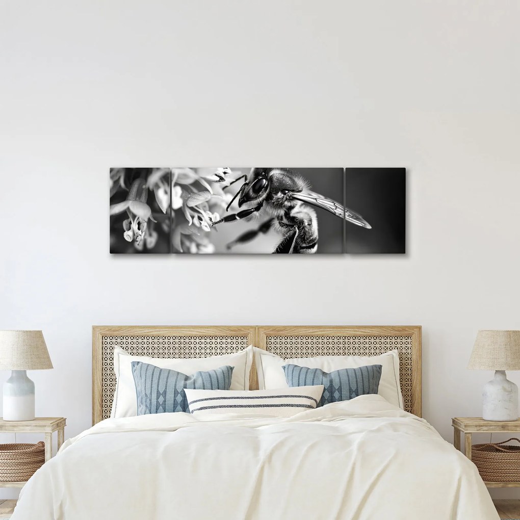 Obraz - Szczegół pszczoły (170x50 cm)
