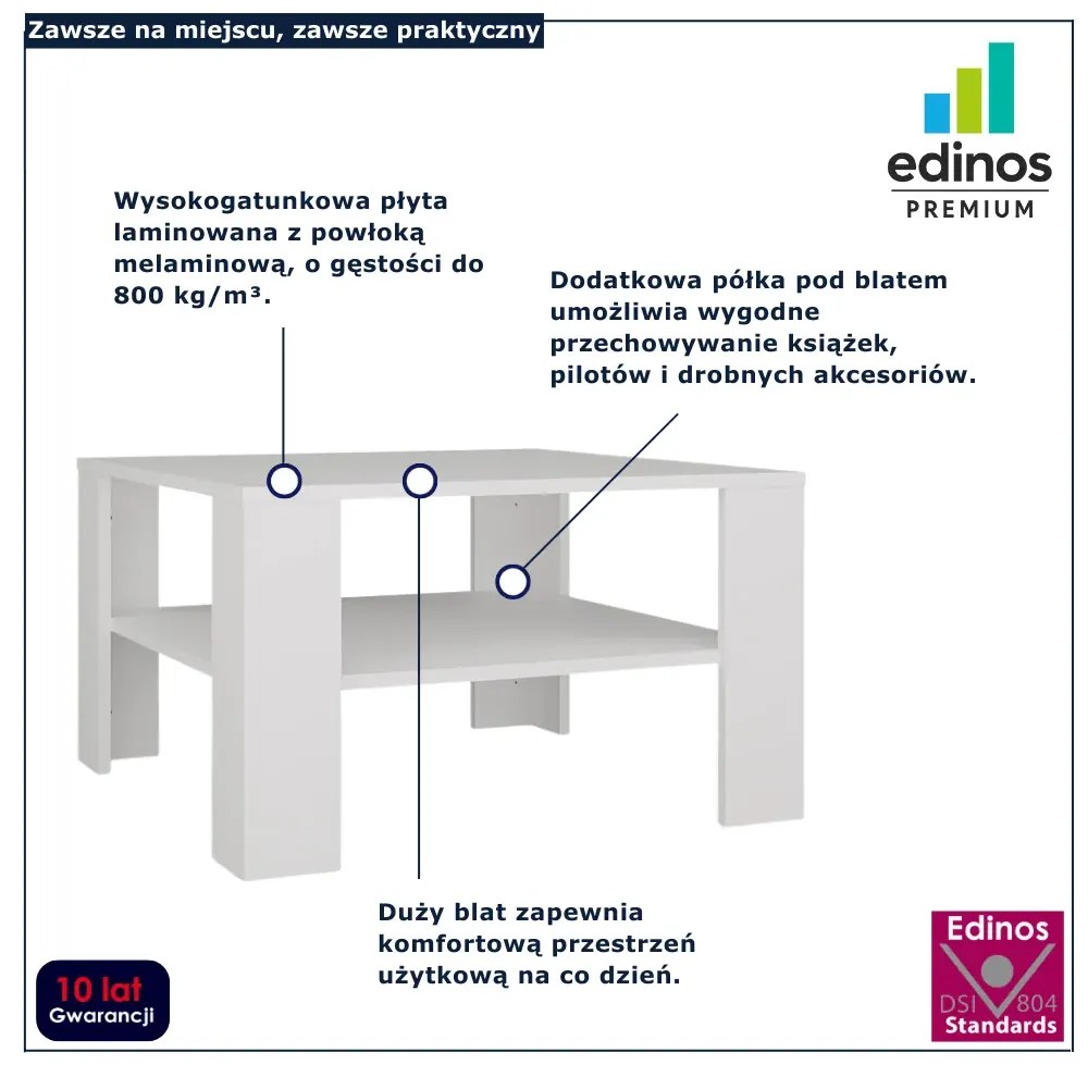 Nowoczesny biały stolik kawowy L2-L28
