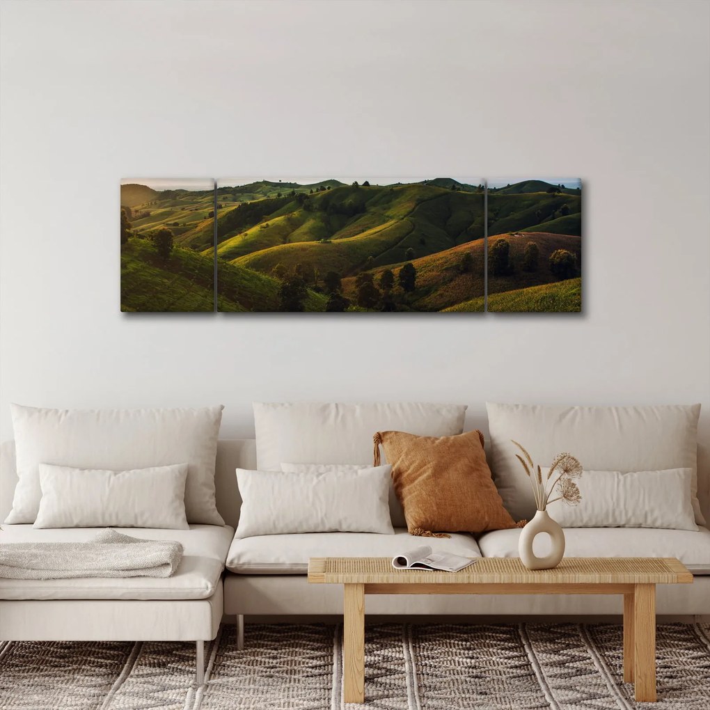 Obraz - Widok na tajskie wzgórza (170x50 cm)