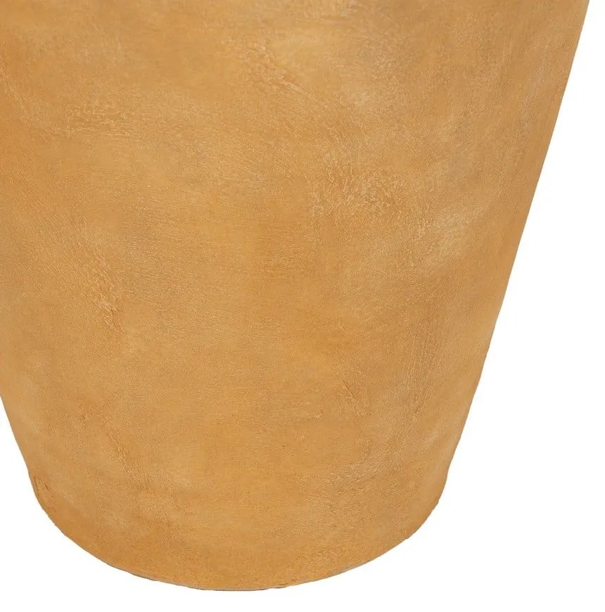Musztardowy ceramiczny wysoki wazon (wysokość 60 cm) Eufen – Ixia