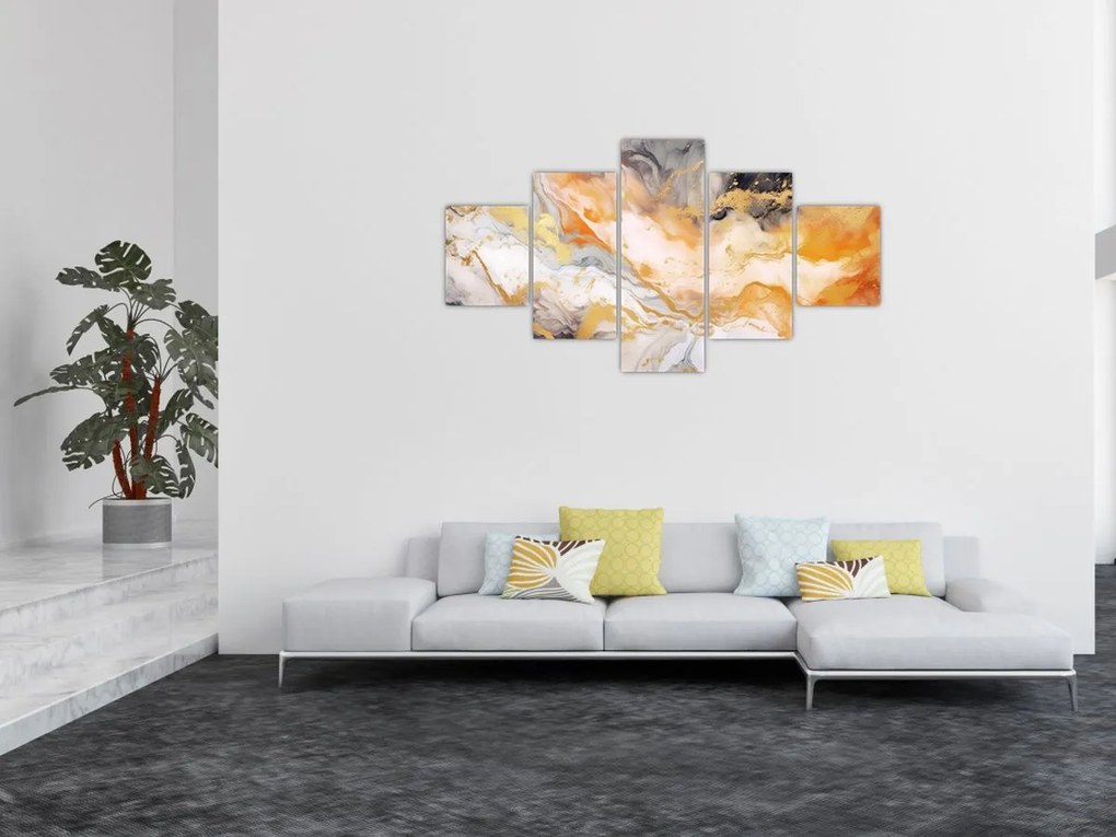 Obraz - Marmurkowe tło (125x70 cm)