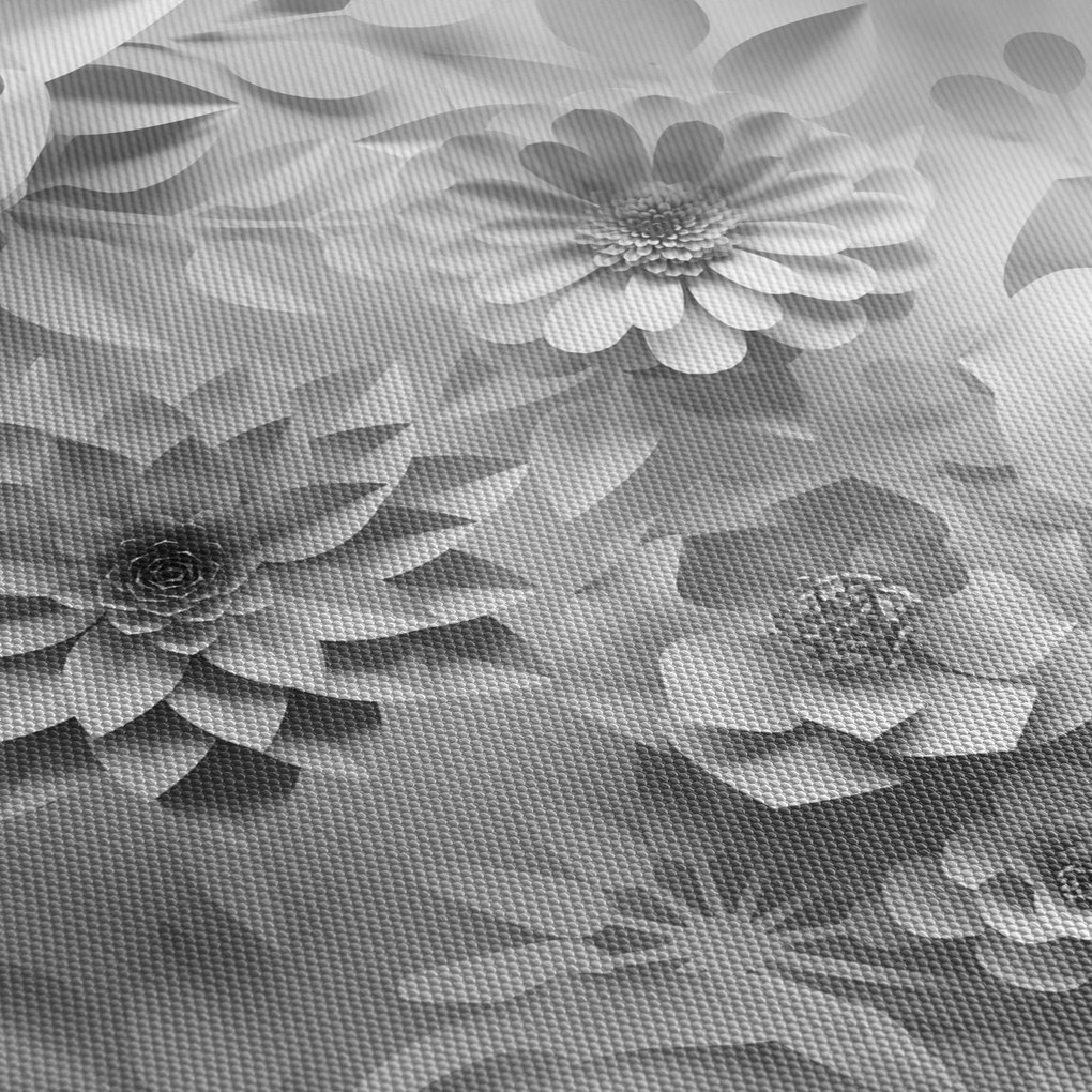 Obraz - Białe kwiaty (170x50 cm)