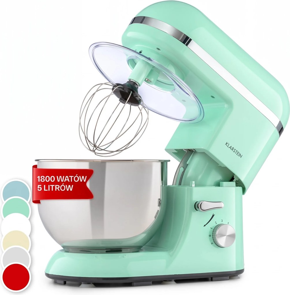 Klarstein Bella 1800W 5L Robot Kuchenny Zielony