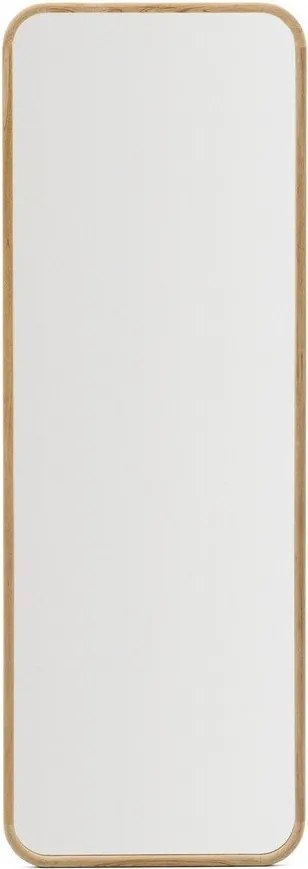 Lustro z drewnianą ramą ścienne 54x154 cm Milsa – Kave Home