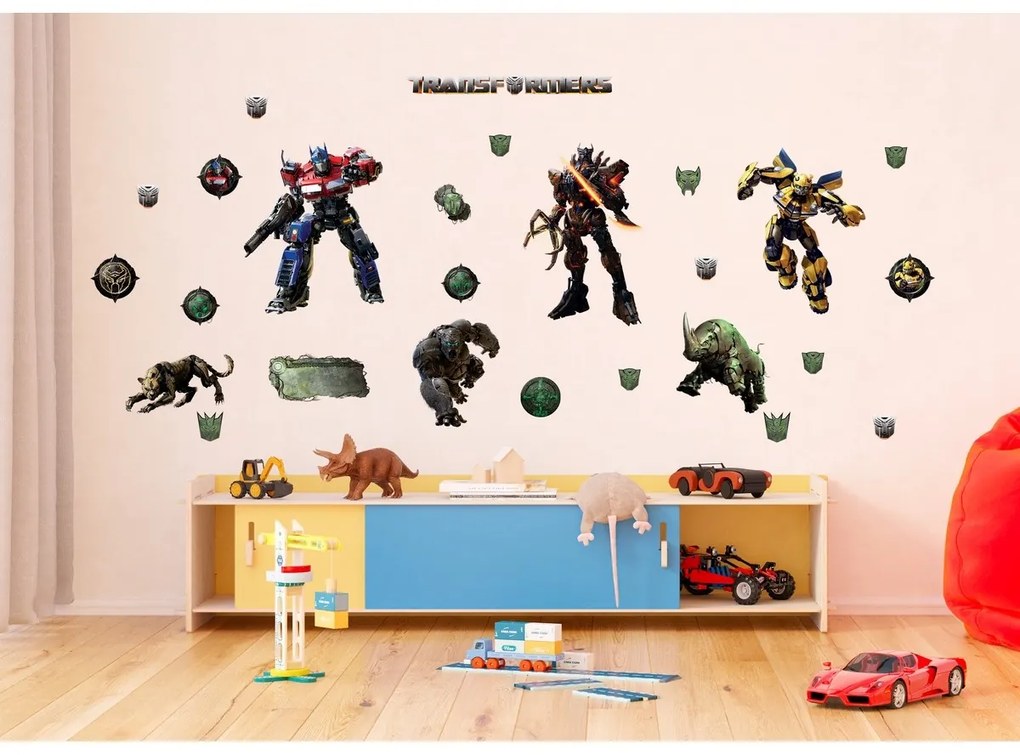 Dekoracja samoprzylepna Transformers, 65 x 85 cm
