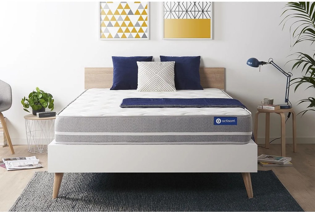 Materac Actilatex touch 180x190cm, Grubosc : 20 cm, Lateks i pianka z pamiecia ksztaltu, Zrównowazony, 3 strefy komfortu