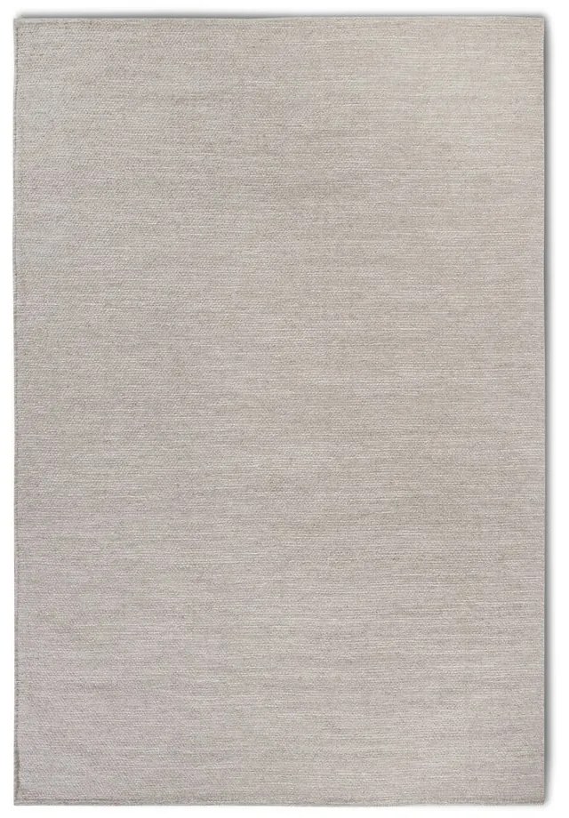 Beżowy dywan z mieszanki wełny tkany ręcznie 80x150 cm Pradesh Linen White – Elle Decoration