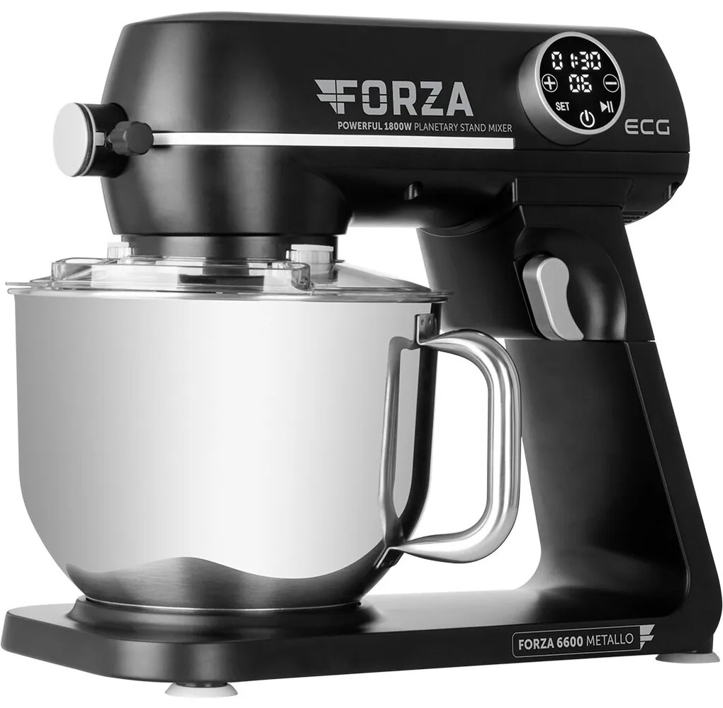 ECG Forza 6600 robot kuchenny Metallo Nero
